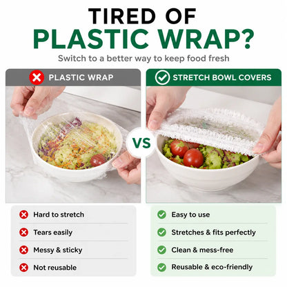 🏡 Stretch & Seal Food Covers – A Kitchen Must-Have!