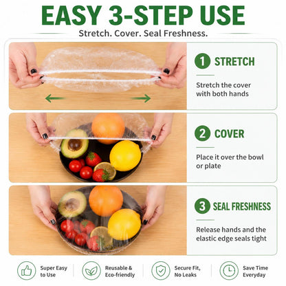 🏡 Stretch & Seal Food Covers – A Kitchen Must-Have!