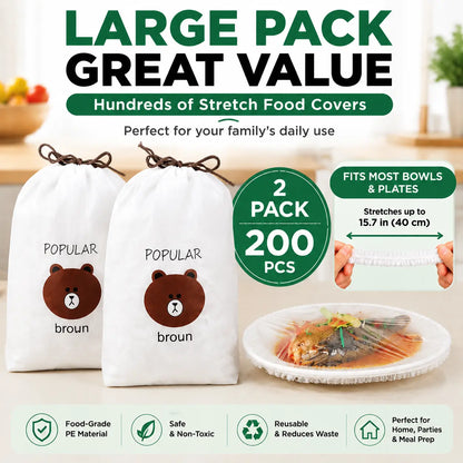 🏡 Stretch & Seal Food Covers – A Kitchen Must-Have!