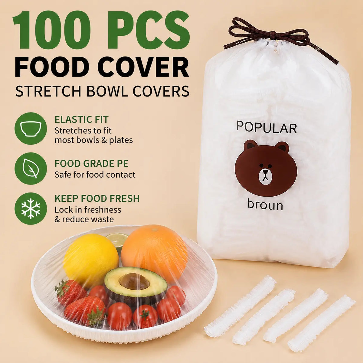 🏡 Stretch & Seal Food Covers – A Kitchen Must-Have!