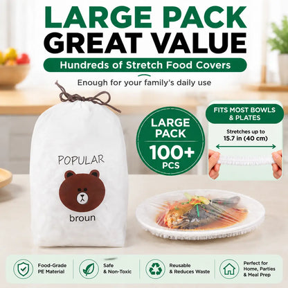🏡 Stretch & Seal Food Covers – A Kitchen Must-Have!