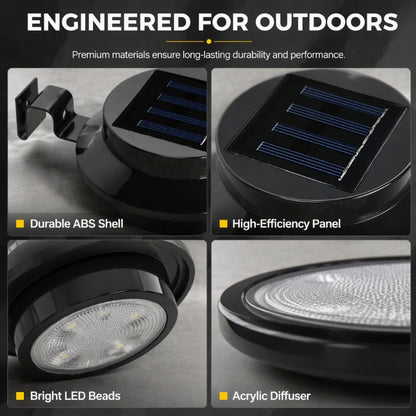 ☀️ Solar LED Gutter Lights – Light Up Your Home Without Wiring 🏡